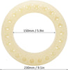 60/70- 6.5 Blue Fluorescent Solid Tire