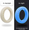 60/70- 6.5 Blue Fluorescent Solid Tire